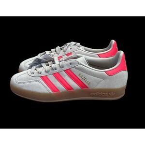 Size 4.5 - Adidas Gazelle Indoor Beige Lucid Red